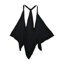 MaxMara Asymmetric Draped Knit Tank Top