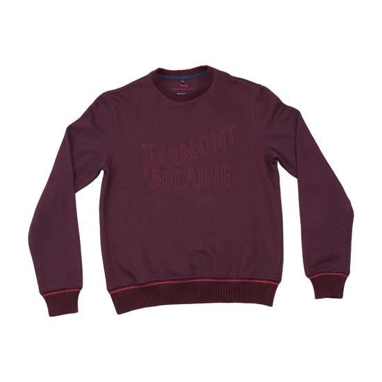 Harmont & Blaine Embroidered Logo Crewneck Sweater