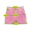 Just Cavalli Pink Tie-Dye Denim Mini Skirt