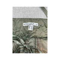 Top de alças Bandolera Bordado com Patchwork em xadrez