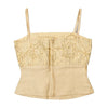 Beige Sequin Cami Top