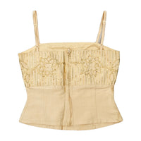 Beige Sequin Cami Top