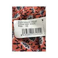 Vestido Pepe Jeans floral de Manga Comprida com Acabamento de Folhos