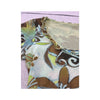 T-shirt Transparente em Rede floral com Acabamento de Folhos
