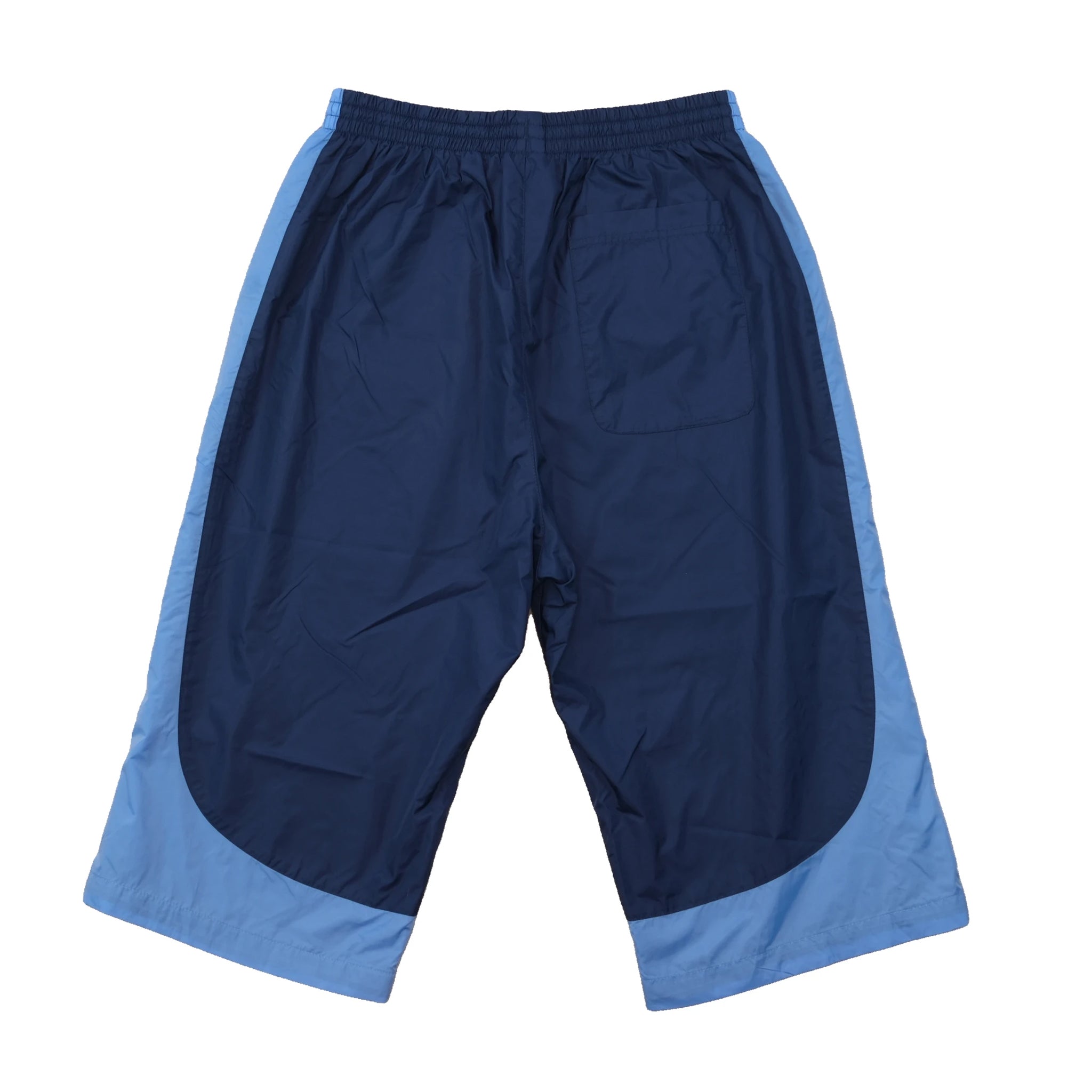 Nike Navy Colorblock Nylon Athletic Shorts