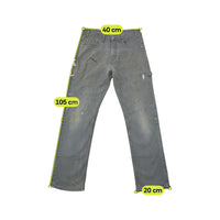 Dickies Gray Flexible &amp; Durable Work Pants (FOTO PARTE TRAS)
