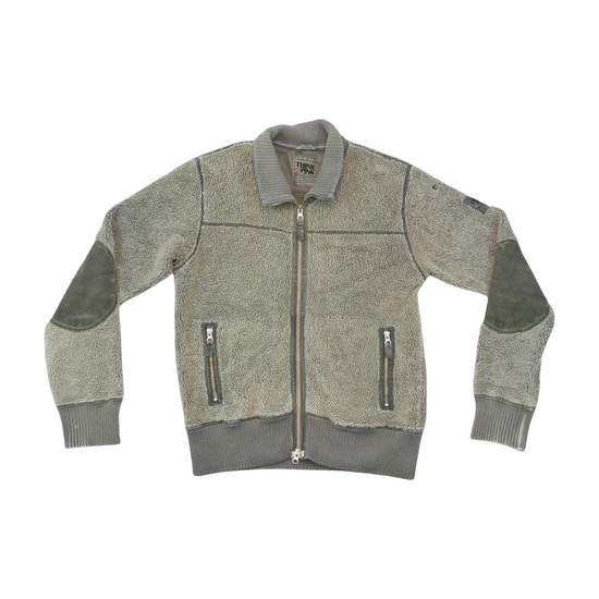 Think Pink Vintage Sherpa Zip Jacket