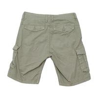 Jack & Jones Olive Green Cotton Cargo Shorts