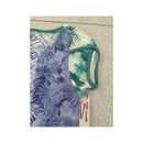 Save The Queen! Floral Abstract Print Dress