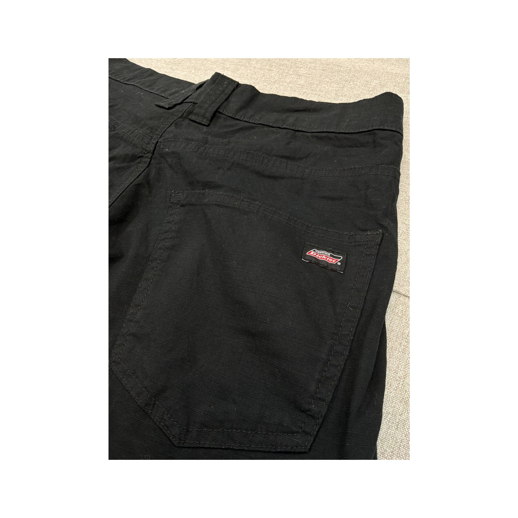 Dickies Black Stretch Cotton Workwear Chinos