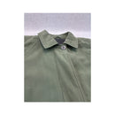 Vintage Olive Green Longline Raglan Utility Jacket