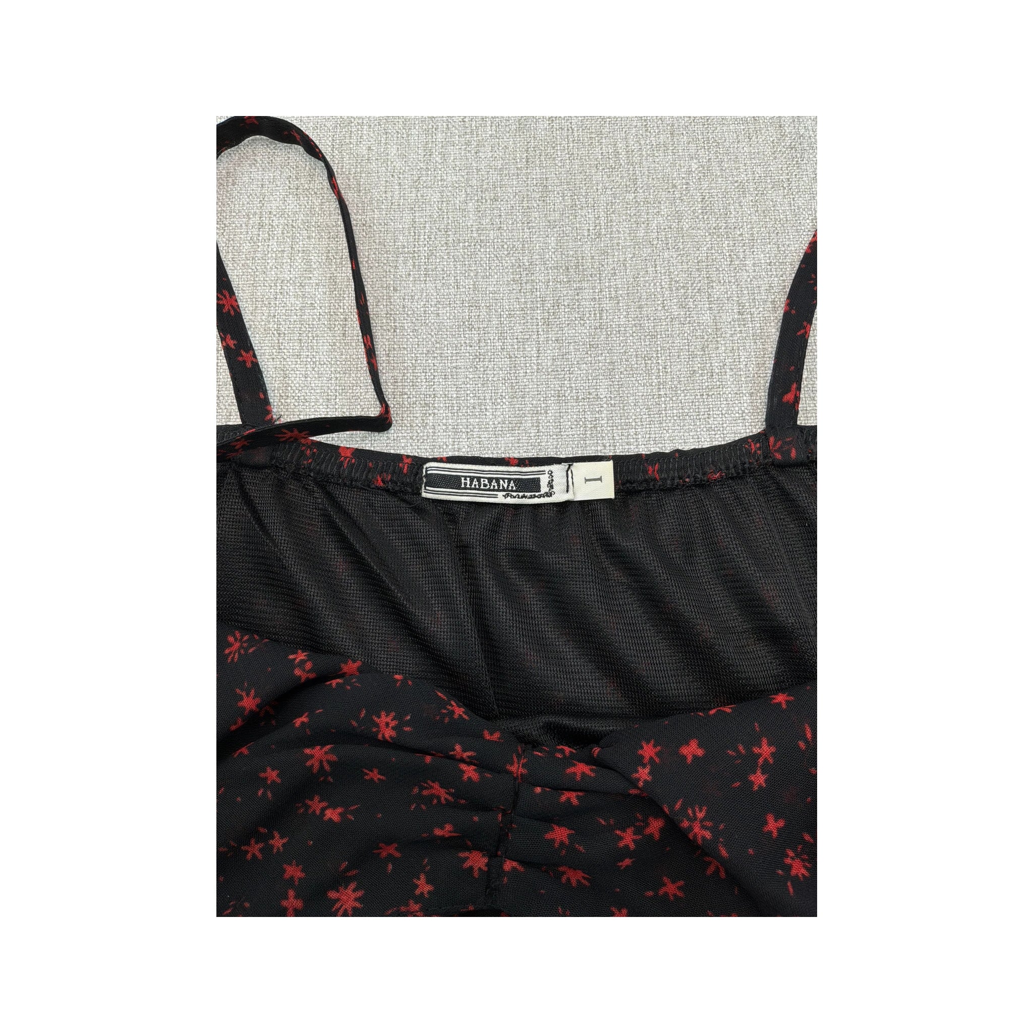 Habana Floral Print Viscose Slip Dress
