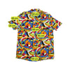 United Colors of Benetton Multicolor Geometric Print Short Sleeve Button Up Shirt