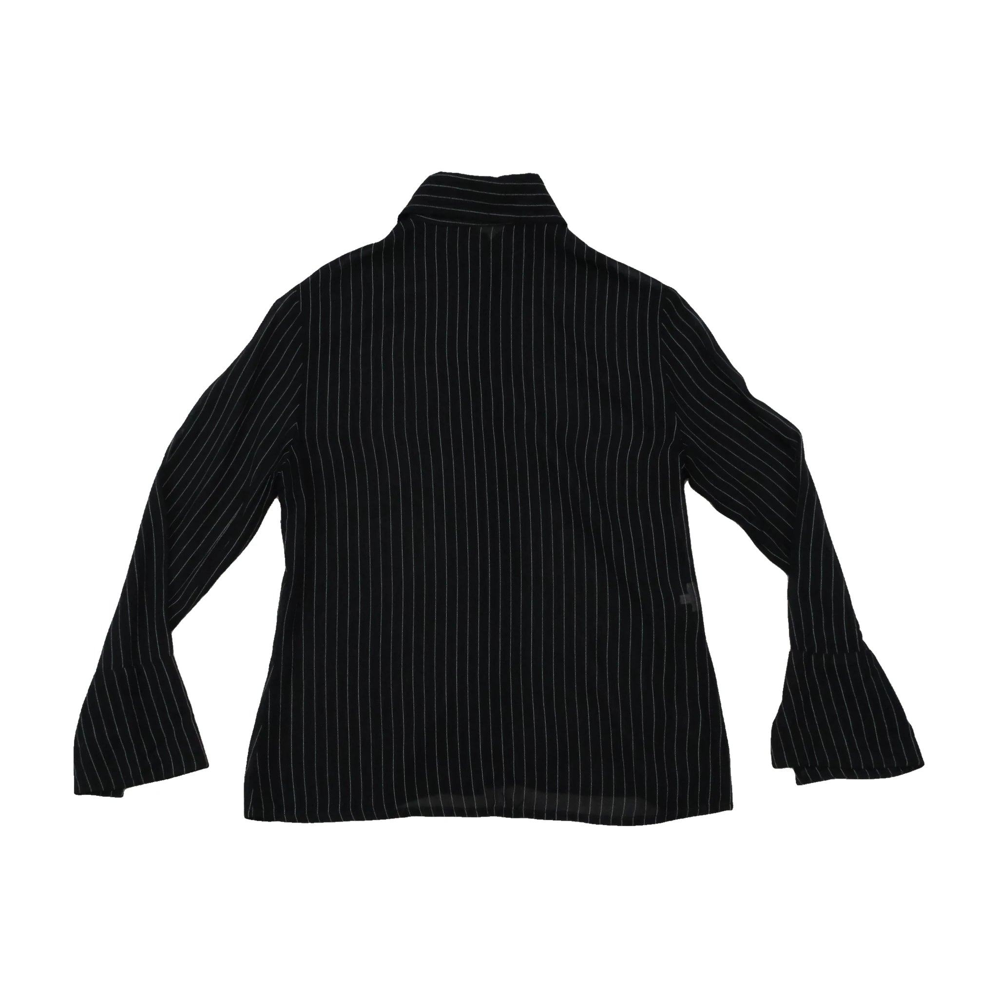 Project Black Pinstripe Collared Blouse