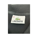 Lacoste Black Cotton Pique Fitted Polo
