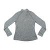 Camisola Polar Champion Cinzento-mesclada com Meio Fecho