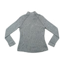 Camisola Polar Champion Cinzento-mesclada com Meio Fecho