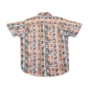 Camisa Harrison & Son vintage em Viscose com estampado geométrico