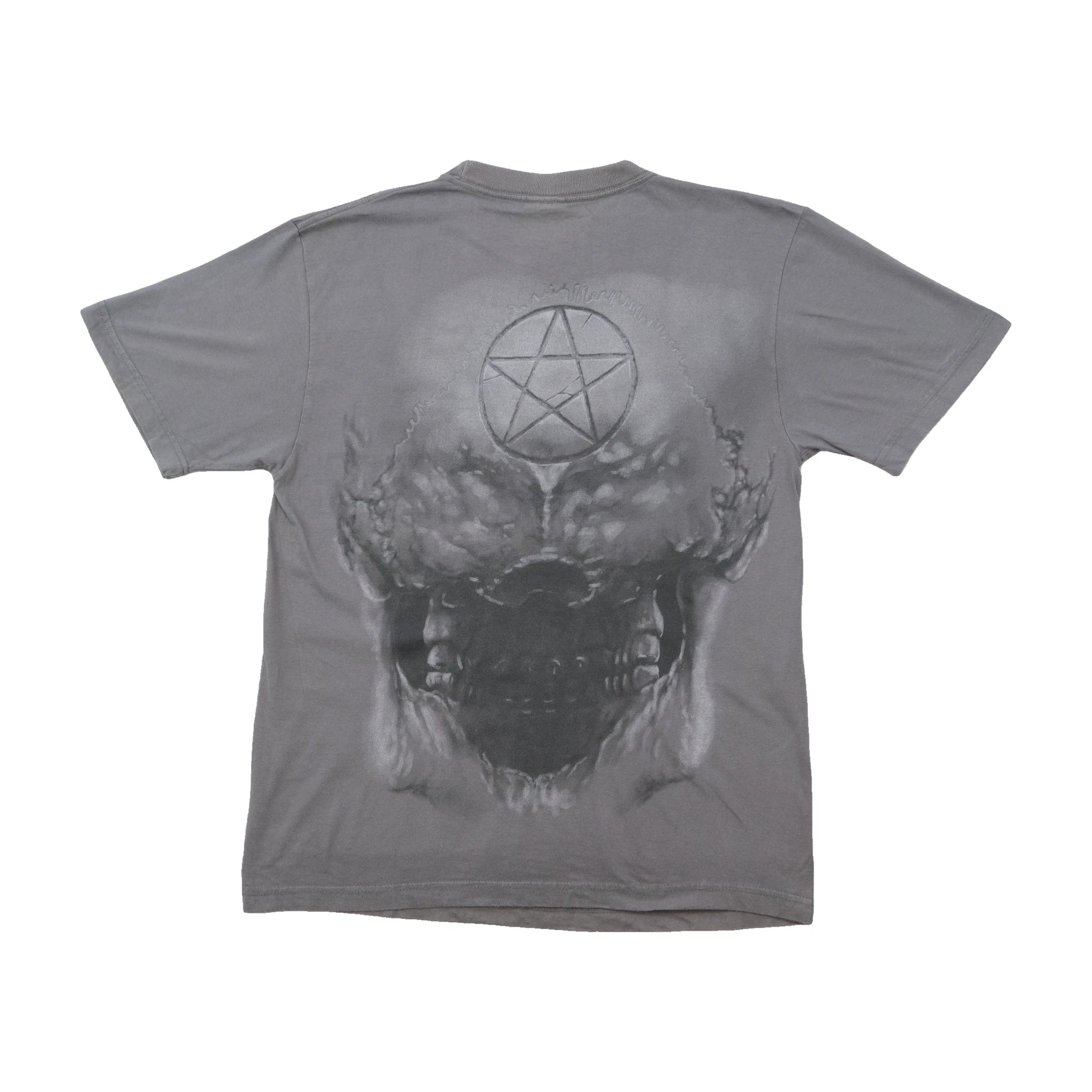 Spiral Direct Gothic Skull Graphic Cotton Shirt
