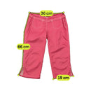 Calças Capri cropped GUESS Jeans em algodão rosa