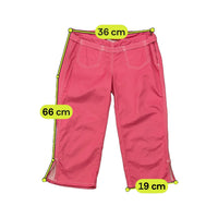 Calças Capri cropped GUESS Jeans em algodão rosa