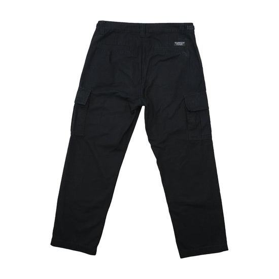 Thrills Co Black Organic Cotton Cargo Chinos