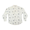 Gianni Versace Vintage Abstract Jacquard Button Up Shirt