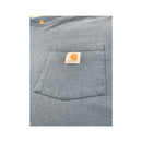 Carhartt Blue Cotton Long Sleeve Pocket Shirt