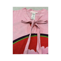 Custo Graphic Tie Neck Cotton Long Sleeve T-shirt (Repriced)