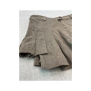 Liu Jo Brown Pleated Mini Skirt