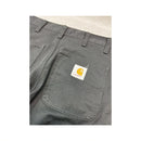 Chinos de trabalho Carhartt pretos de perna direita