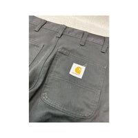 Chinos de trabalho Carhartt pretos de perna direita