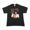 T-shirt Delta Magnum Weight Elvis Viva Las Vegas com estampado gráfico