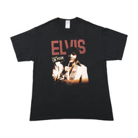T-shirt Delta Magnum Weight Elvis Viva Las Vegas com estampado gráfico