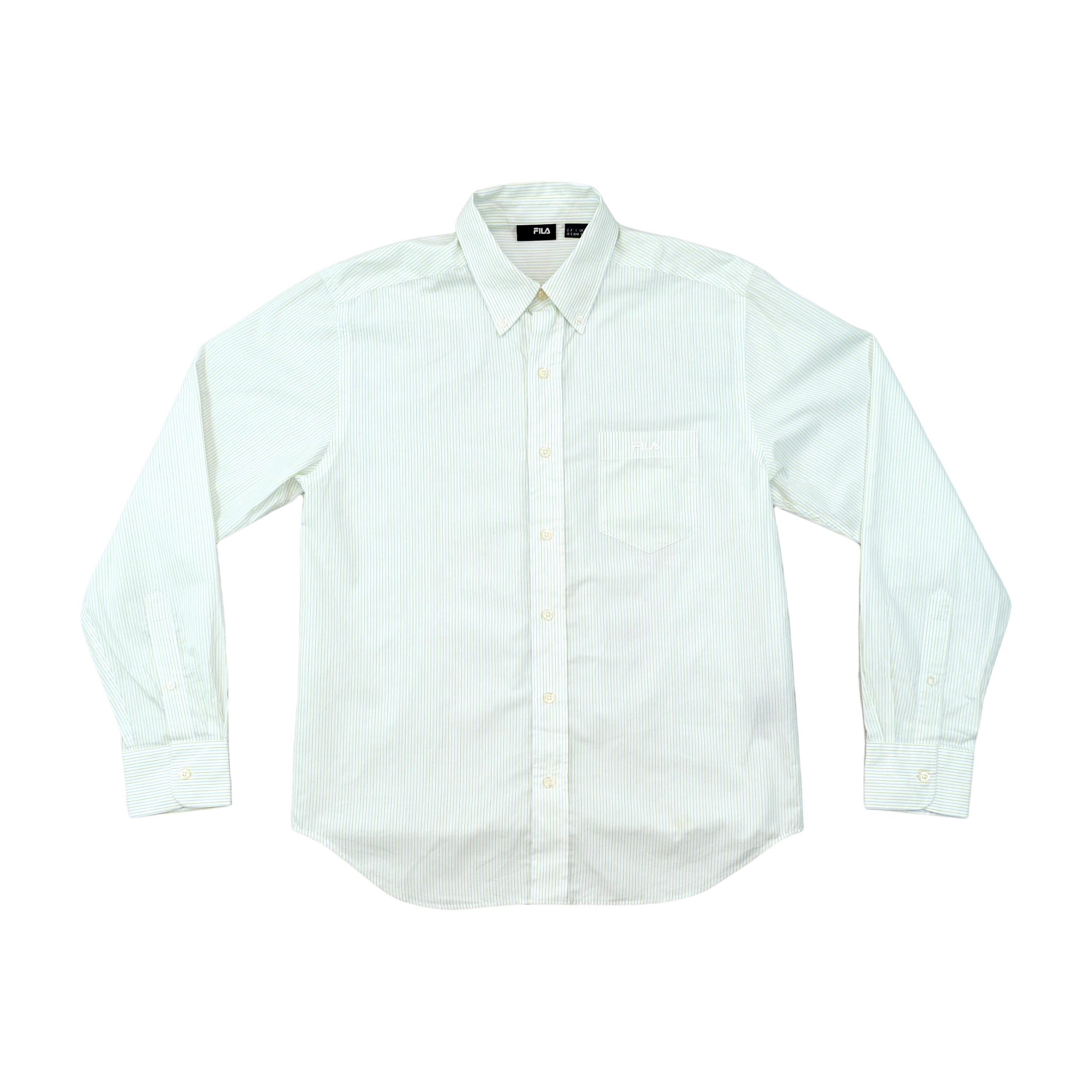 Fila Striped Cotton Button-Down Shirt