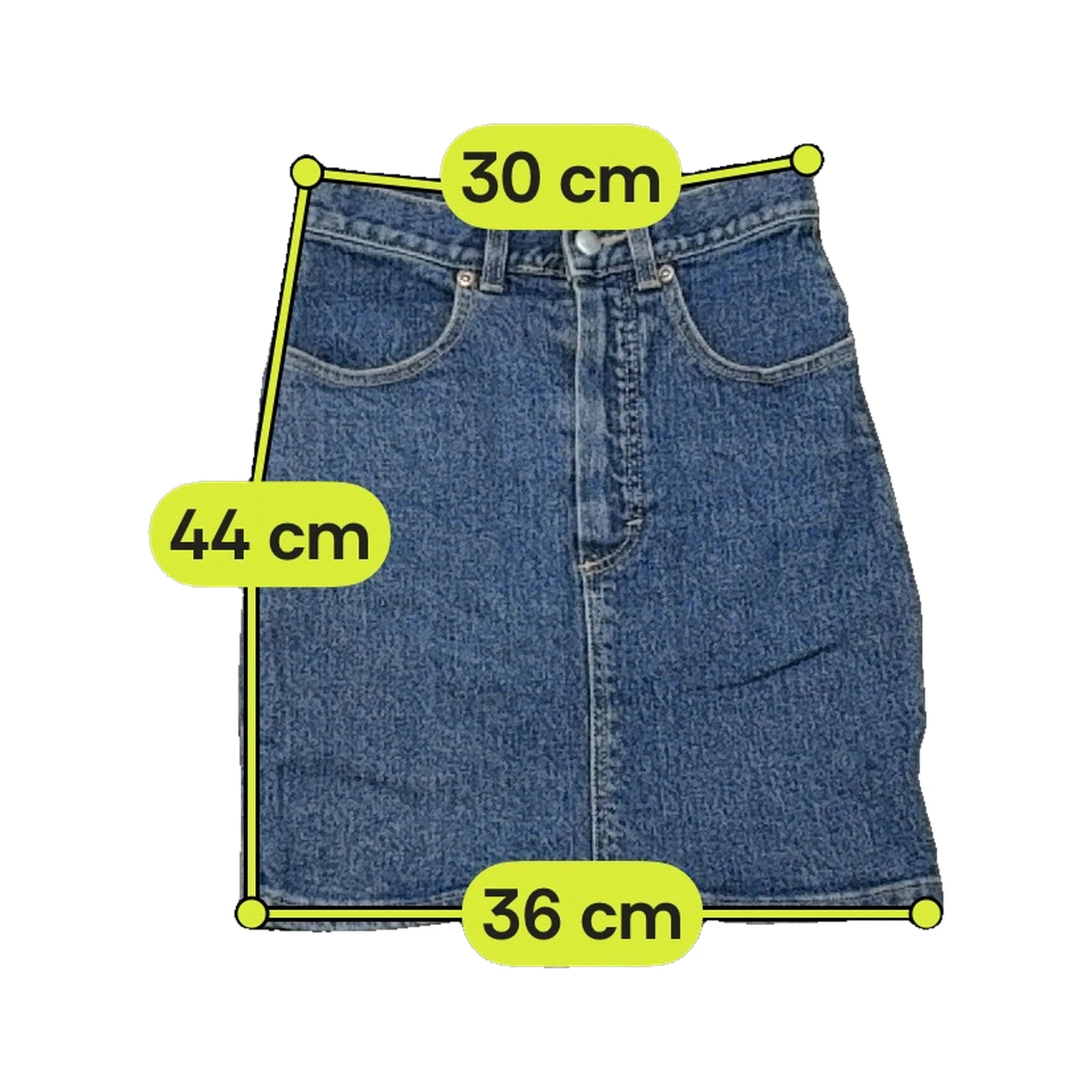 Wrangler Vintage Cotton Denim Mini Skirt