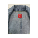 Phard Vintage Sleeveless Zip-Front Cotton Denim Mini Dress