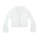 Armani Jeans White Zip Up Utility Jacket