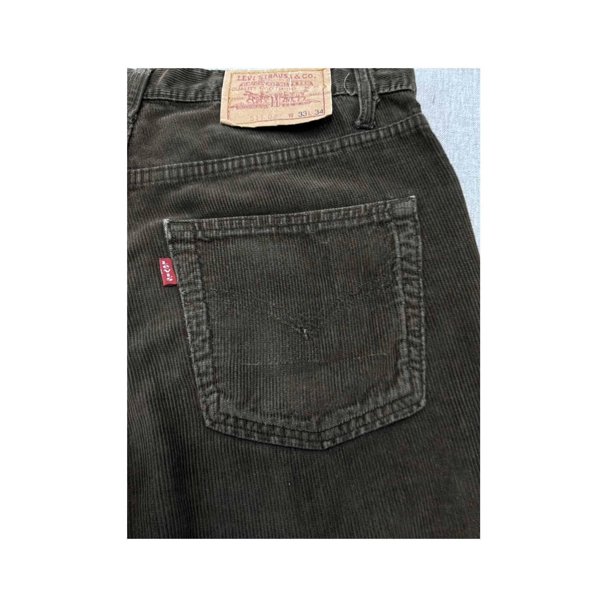 Levi's Corduroy Straight Leg Jeans
