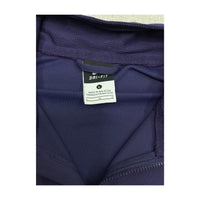 Camisola de Corrida Nike Dri-FIT roxa com Meio Fecho