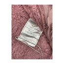 Casaco Polar com capuz Reebok Malva em Sherpa com Fecho Total