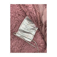 Casaco Polar com capuz Reebok Malva em Sherpa com Fecho Total