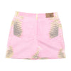 Just Cavalli Pink Tie-Dye Denim Mini Skirt