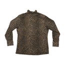 G.P. by Puccino Leopard Print Viscose Blend Blouse
