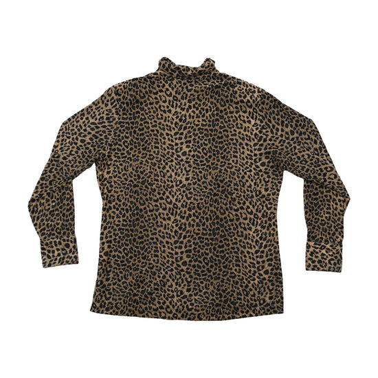 G.P. by Puccino Leopard Print Viscose Blend Blouse