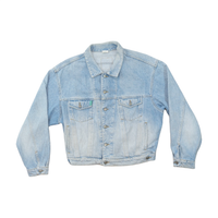 C17 Desert Light Wash Denim Trucker Jacket