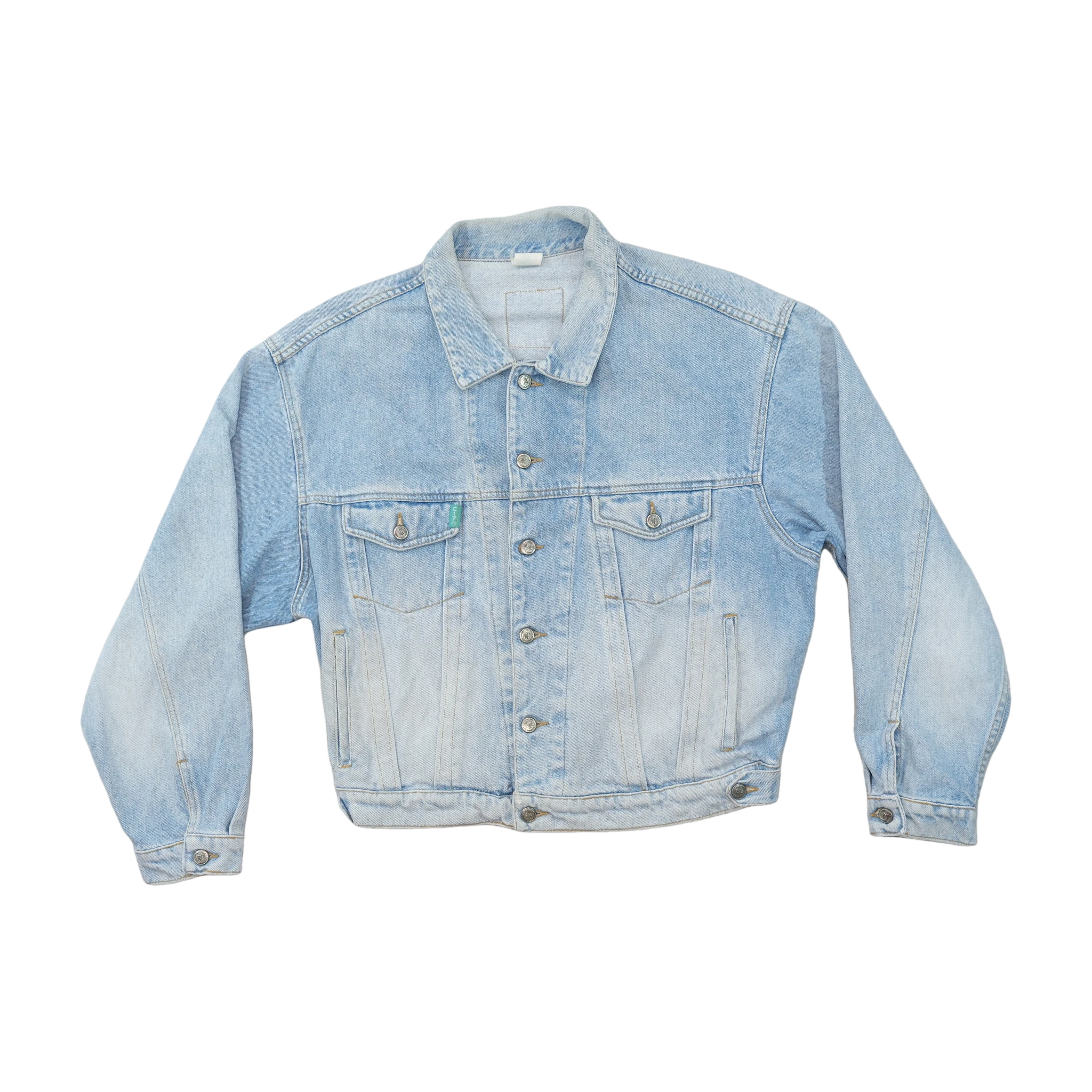 C17 Desert Light Wash Denim Trucker Jacket