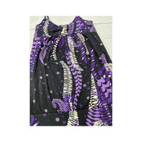 Baci & Abbracci Purple Abstract Floral Slip Dress