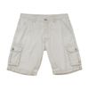 Vintage Beige Utility Cargo Shorts