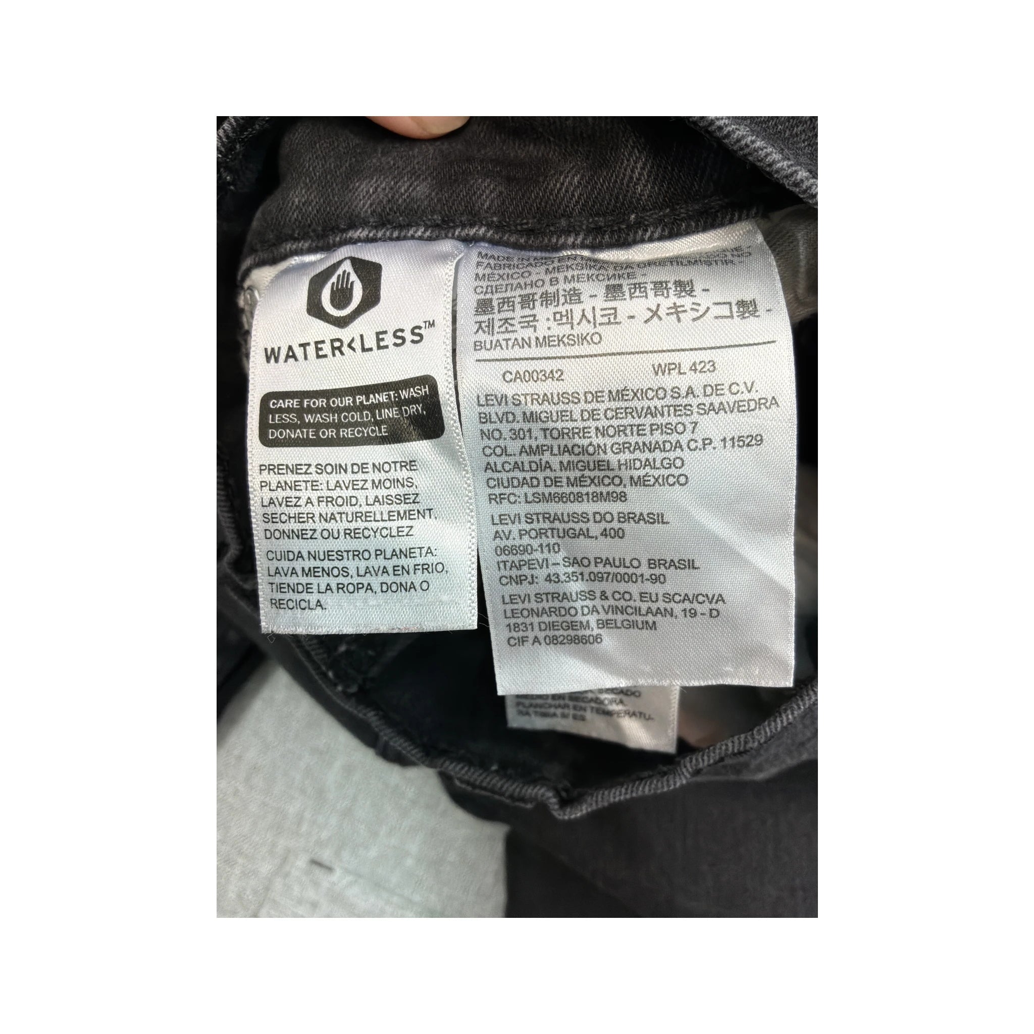 Levi’s 511 Slim Fit Black Denim Jeans